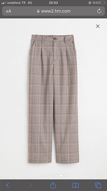 38 Beden H&M şık gabardin pantolon
