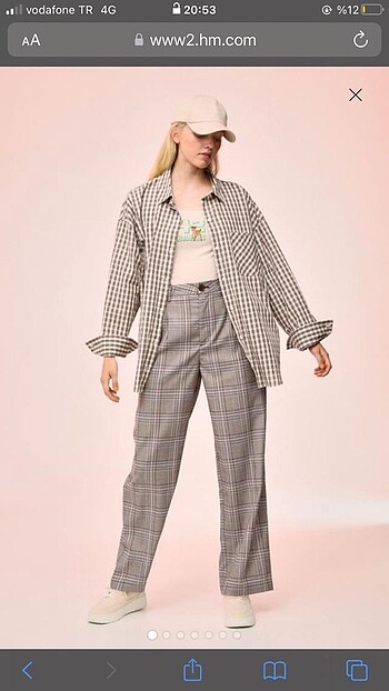 H&M şık gabardin pantolon