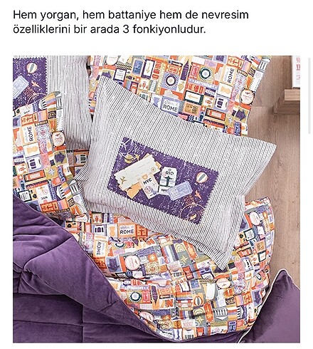  Beden Yataş Travel Çift Kişilik Triola Uyku Seti