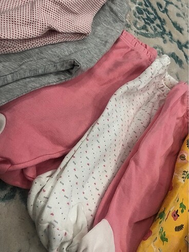 Diğer 9 parça yenidoğan pijama alt