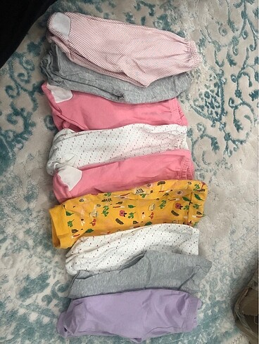 9 parça yenidoğan pijama alt