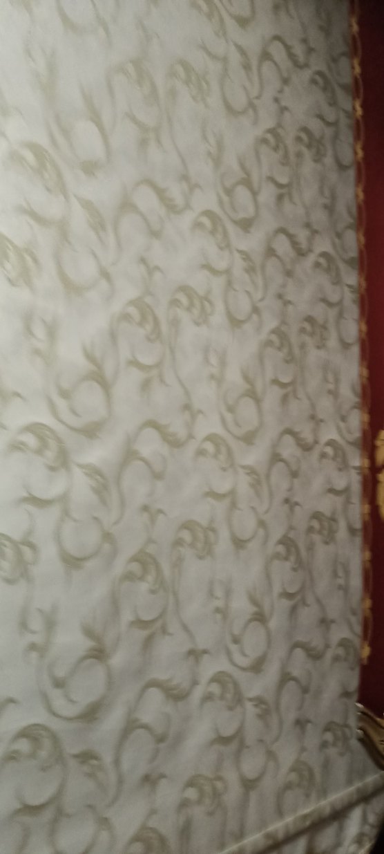 sari simli jakarlı stor perde - Görsel 4