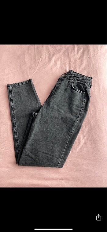 xs Beden Siyah mom jean