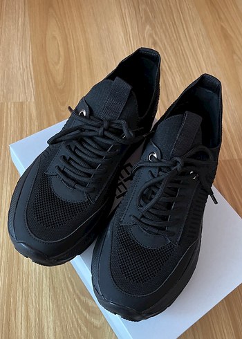 DERİMOD Siyah Bağcıklı Spor Ayakkabı - Görsel 5