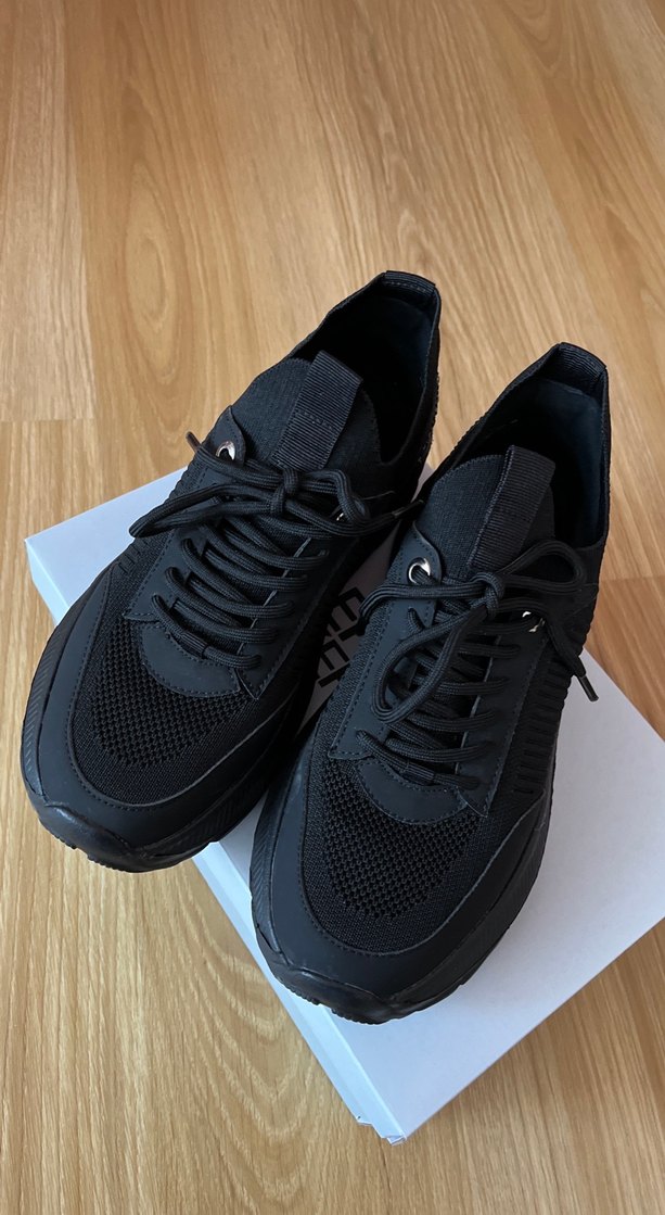 DERİMOD Siyah Bağcıklı Spor Ayakkabı - Görsel 5