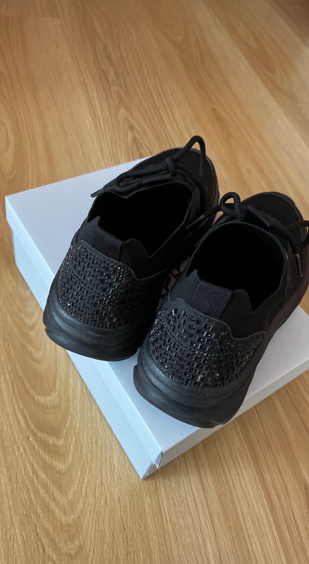 DERİMOD Siyah Bağcıklı Spor Ayakkabı - Görsel 3