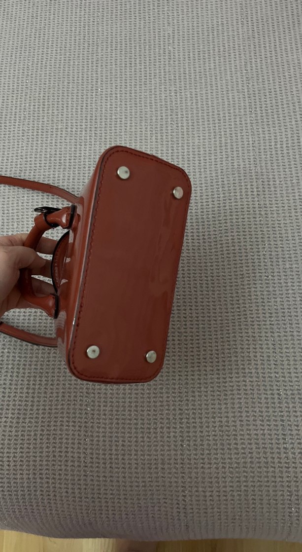 ZARA Parlak Deri Kadın Çanta - Görsel 5