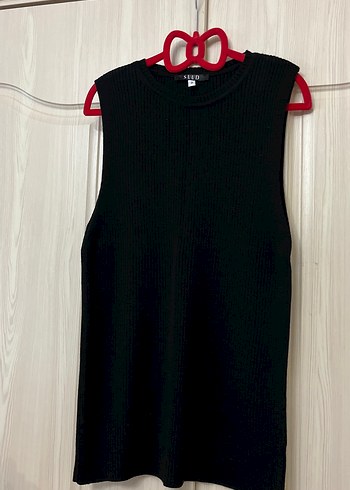 SUUD Siyah Yüksek Yakalı Örgü Kadın İçlik - Görsel 2