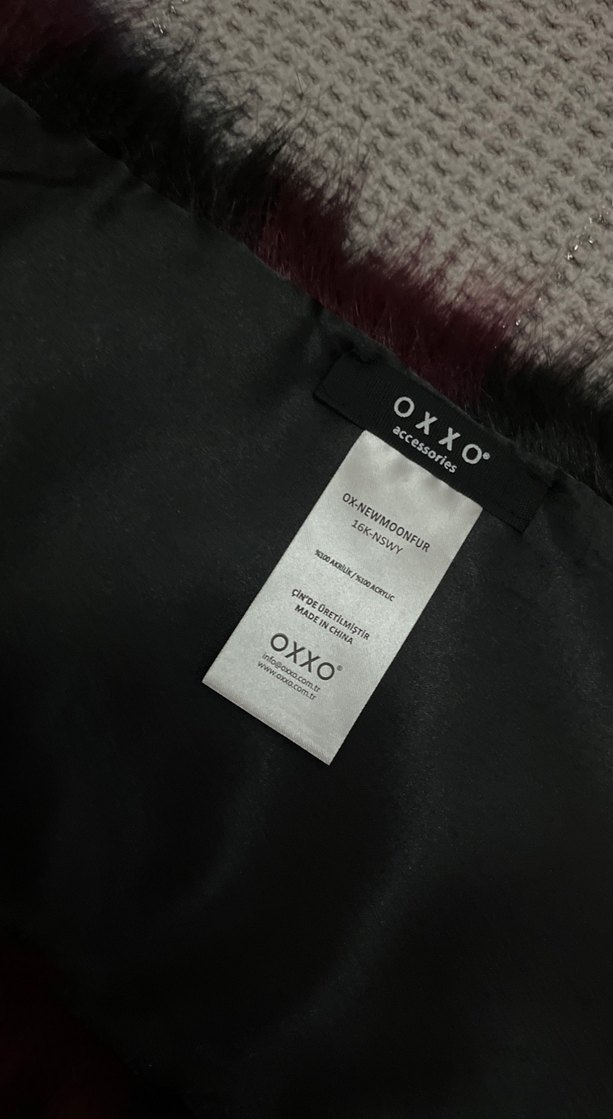 OXXO Uzun Çok Renkli Kürk Detaylı Kadın Peluş - Görsel 3