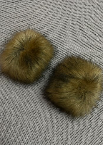 Bej Kürklü Kadın Kolluk - Görsel 2