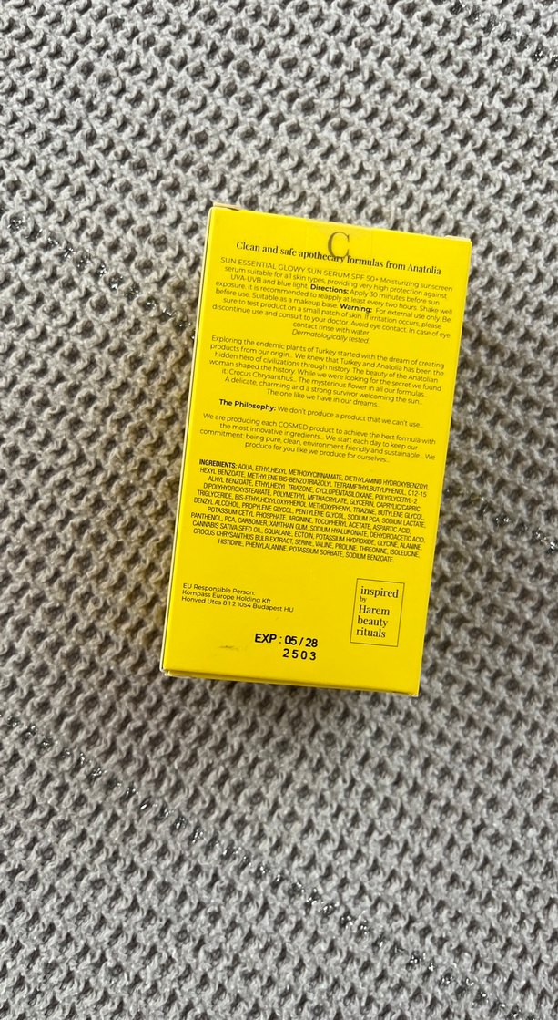 COSMED SPF 50+ Glow Güneş Serumu - Görsel 3