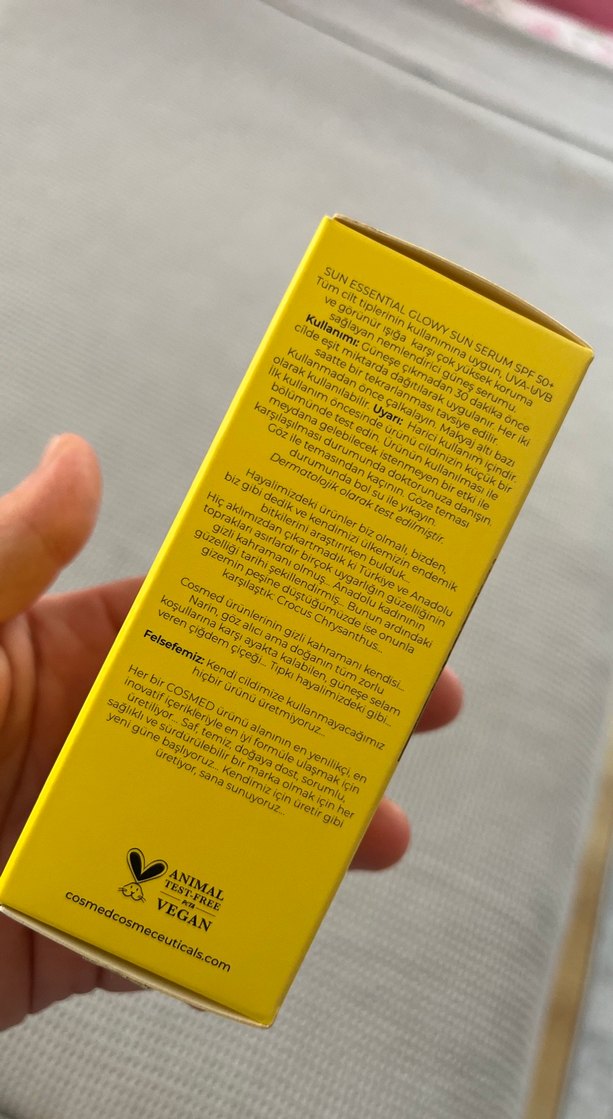 COSMED SPF 50+ Glow Güneş Serumu - Görsel 4