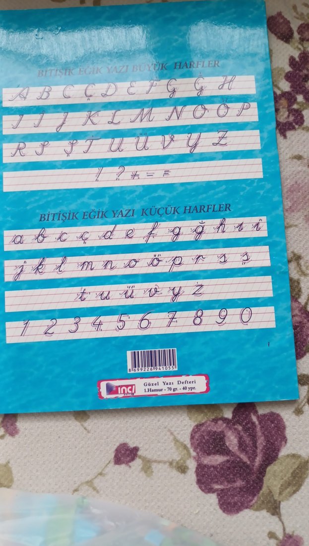 Kılavuz Çizgili Yazı Defteri - Görsel 2