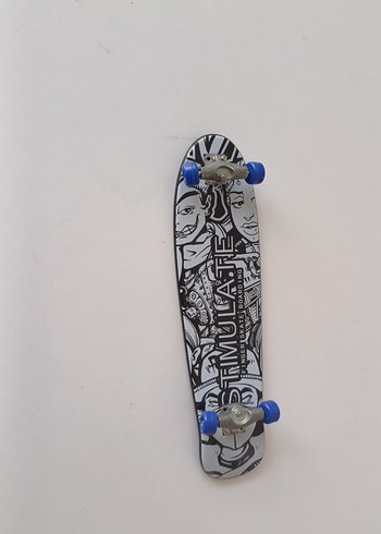 Renkli Mavi Çocuk Kaykay - Görsel 2