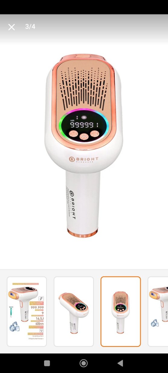 Ayarlanabilir Epilasyon Modlu Beyaz Lazer Epilasyon Cihazı - Görsel 4