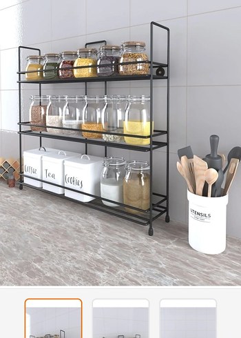 kaşık Kapaklı %100 Cam Baharatlık Seti - Görsel 2