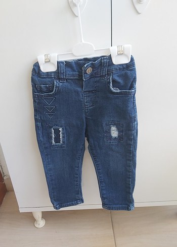Erkek Çocuk Mavi Denim Pantolon