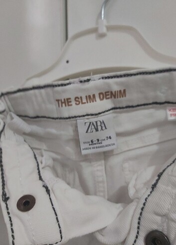 6-9 Ay Beden Zara bebek kot pantolon 