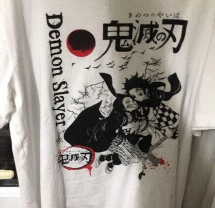 Anime Demon Slayer Oversize Tişört