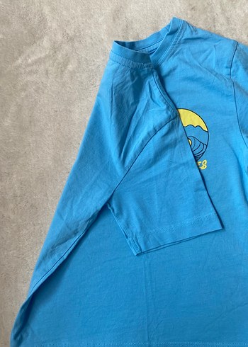 Mavi Baskılı Erkek Çocuk Tişörtü - Görsel 3