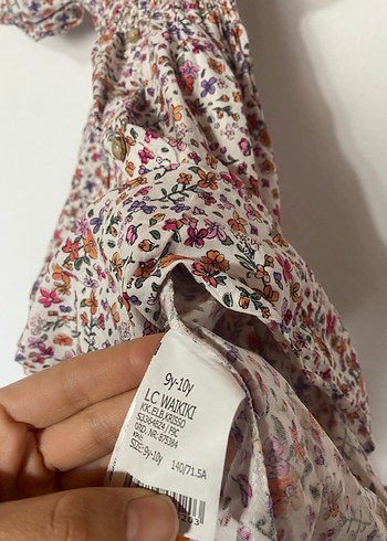 Çiçek Desenli Bohem Kız Elbisesi - Görsel 4