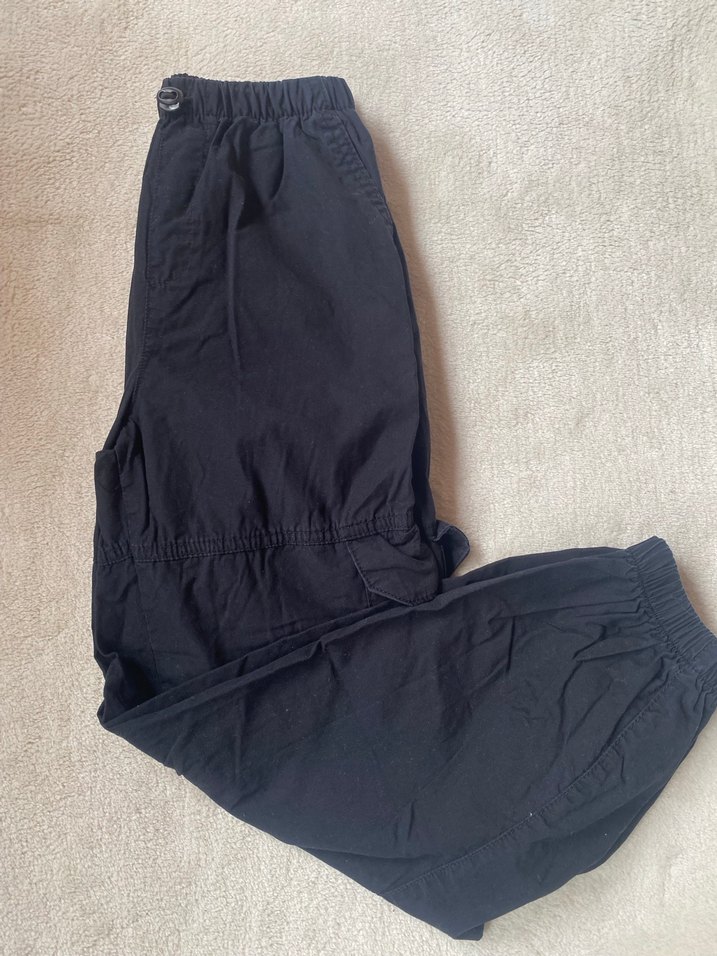 Siyah kargo Pantolon kız çocuk - Görsel 2