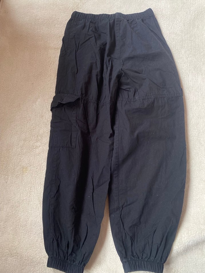 Siyah kargo Pantolon kız çocuk - Görsel 3