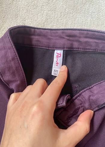 Mor Kadın Skinny Pantolon - Görsel 3