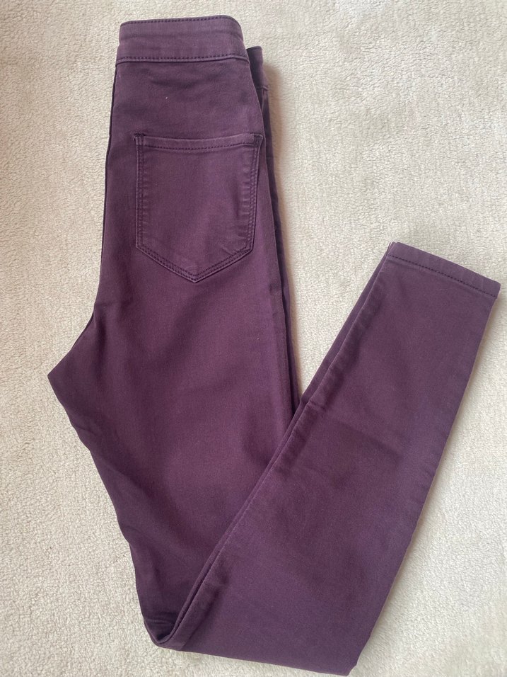 Mor Kadın Skinny Pantolon - Görsel 4