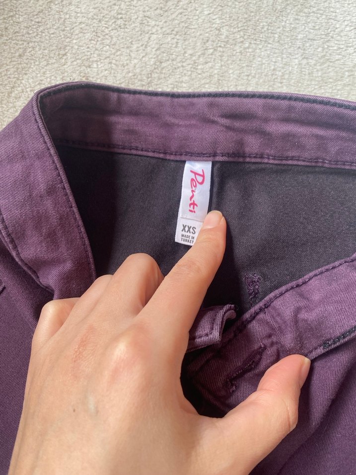 Mor Kadın Skinny Pantolon - Görsel 3