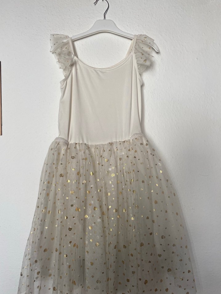 Kız Çocuk Beyaz Fırfırlı Elbise - Görsel 5