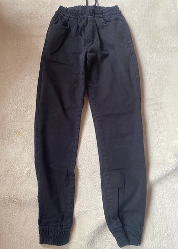 Kadın Siyah Rahat Kesim Pantolon - Görsel 3