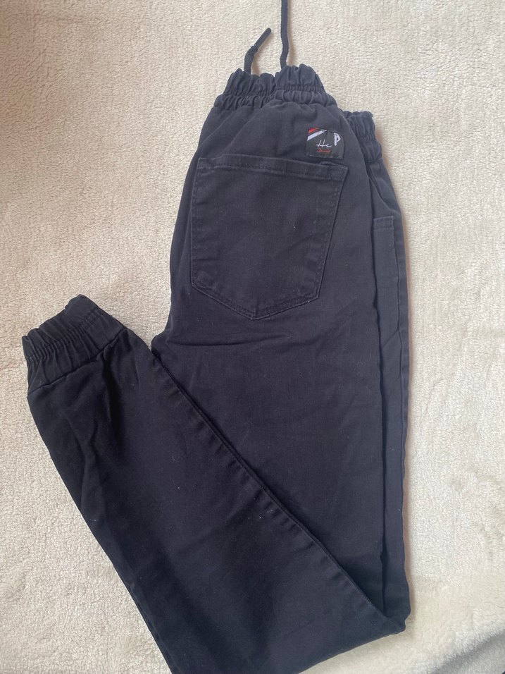 Kadın Siyah Rahat Kesim Pantolon - Görsel 2