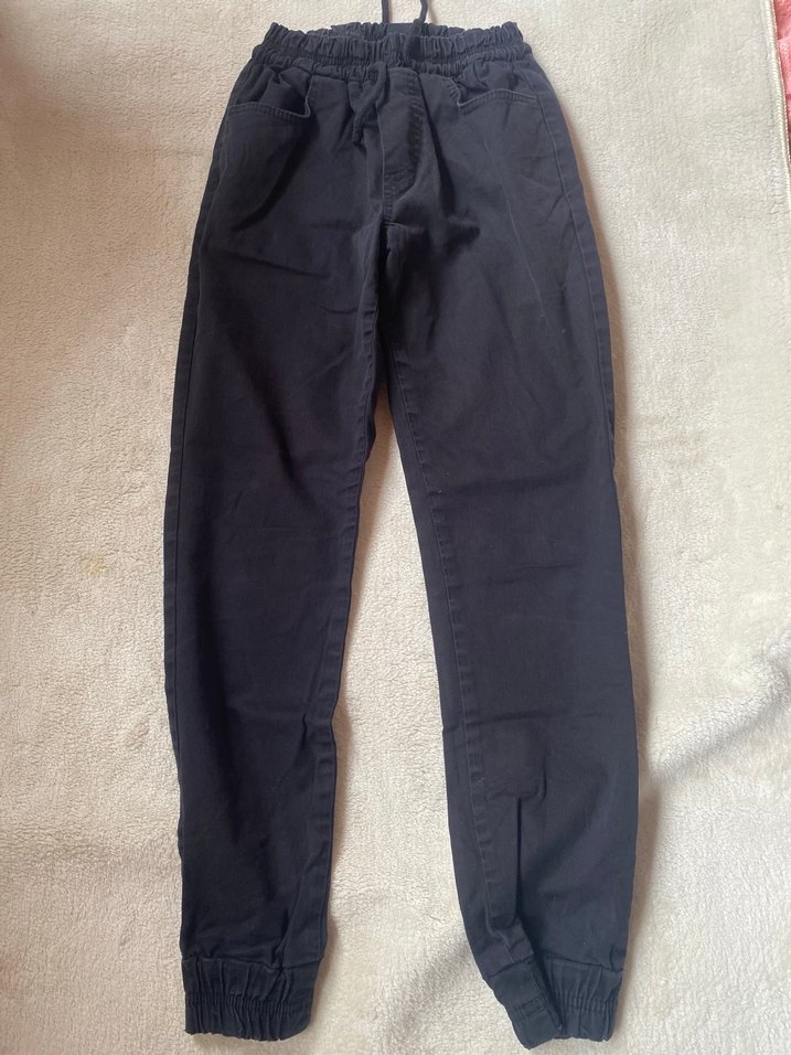 Kadın Siyah Rahat Kesim Pantolon - Görsel 3