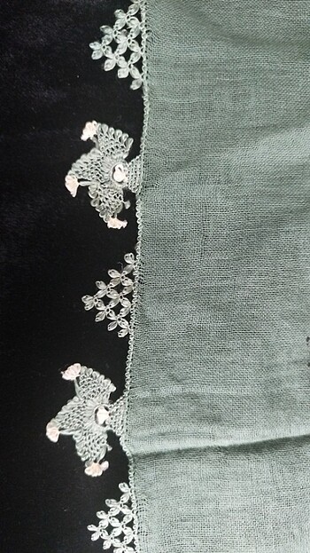 Koza İpek İğne işi  yazma  - Görsel 2