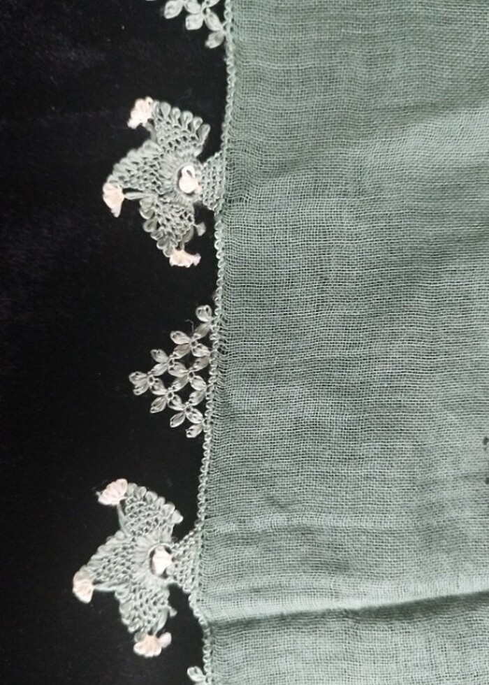 Koza İpek İğne işi  yazma  - Görsel 2