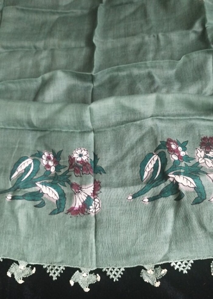 Koza İpek İğne işi  yazma  - Görsel 4