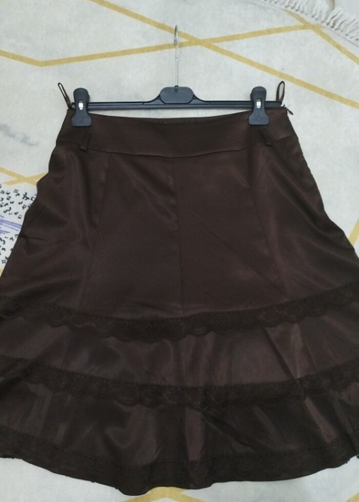 40 beden Saten kisa etek - Görsel 2