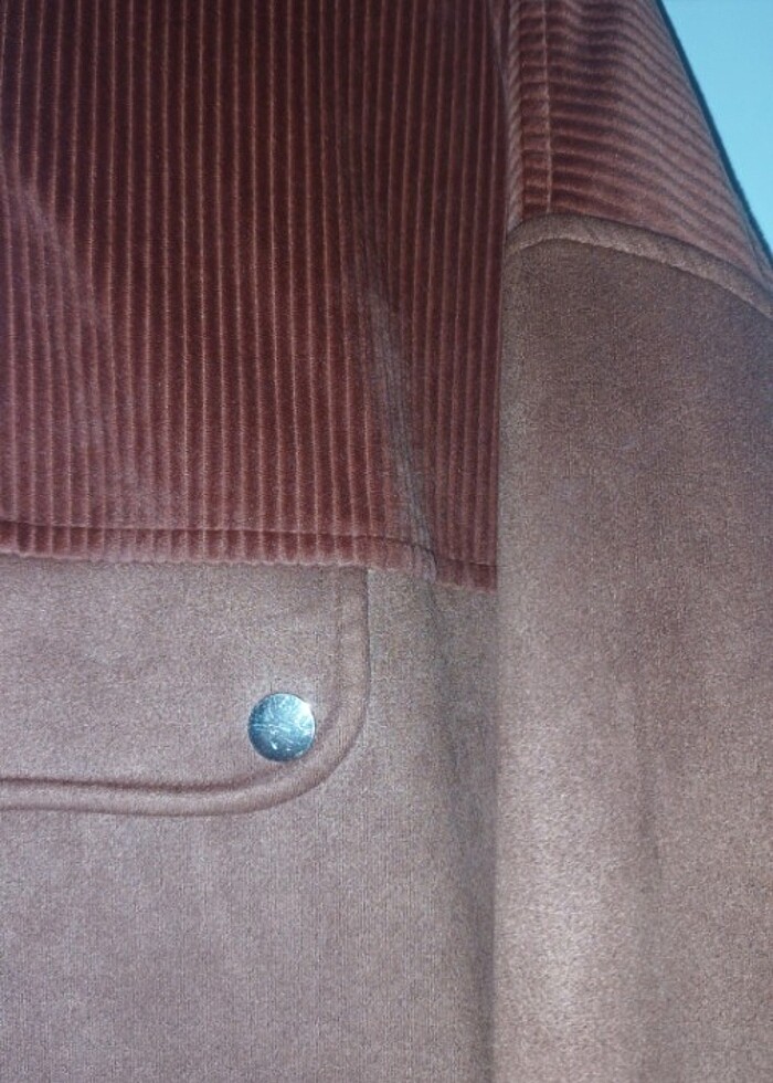 42 beden süet kremit rengi tunik  - Görsel 3