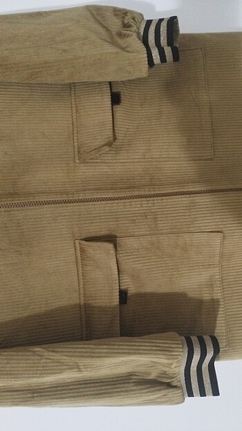 40 beden Selam kadife trençkot  - Görsel 5