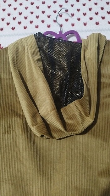 40 beden Selam kadife trençkot  - Görsel 8