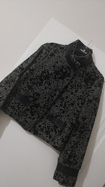 Tüvit kısa ceket  - Görsel 5