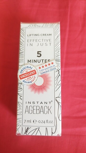 Vitayes AGEBACK Anında botoks etkisi