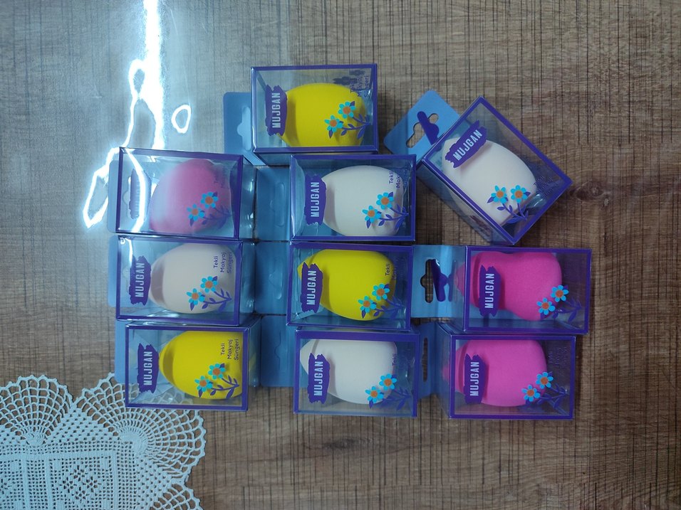 Beyaz Makyaj Süngeri MUJGAN - Görsel 2