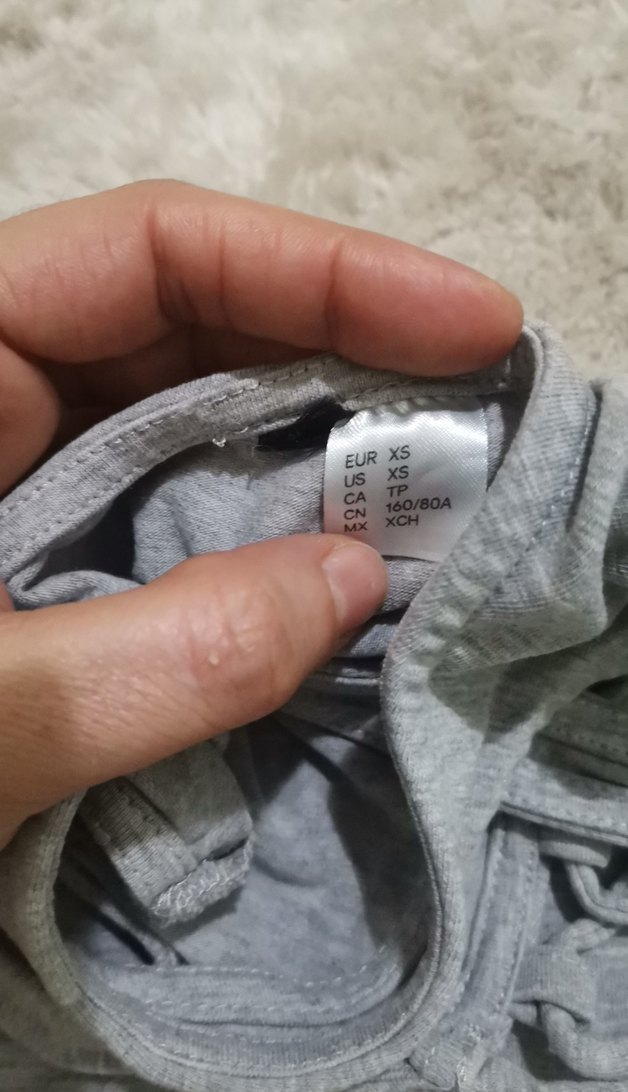 Gri Askılı V Yakalı bady - Görsel 4