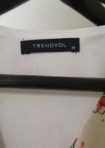 Beyaz Desenli Uzun Bohem Elbise - Görsel 3