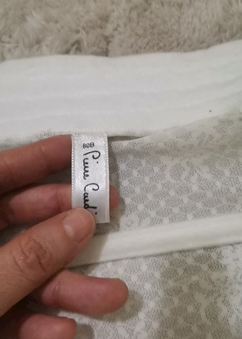 Beyaz Bohem Midi Dantel Büstiyer Sütyen Takımı - Görsel 4