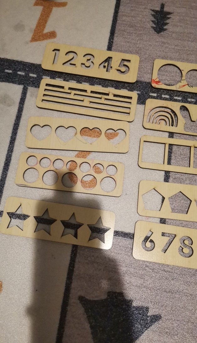 Ahşap Eğitici Oyuncak Seti - Renkli ve Çoklu Şekiller - Görsel 4