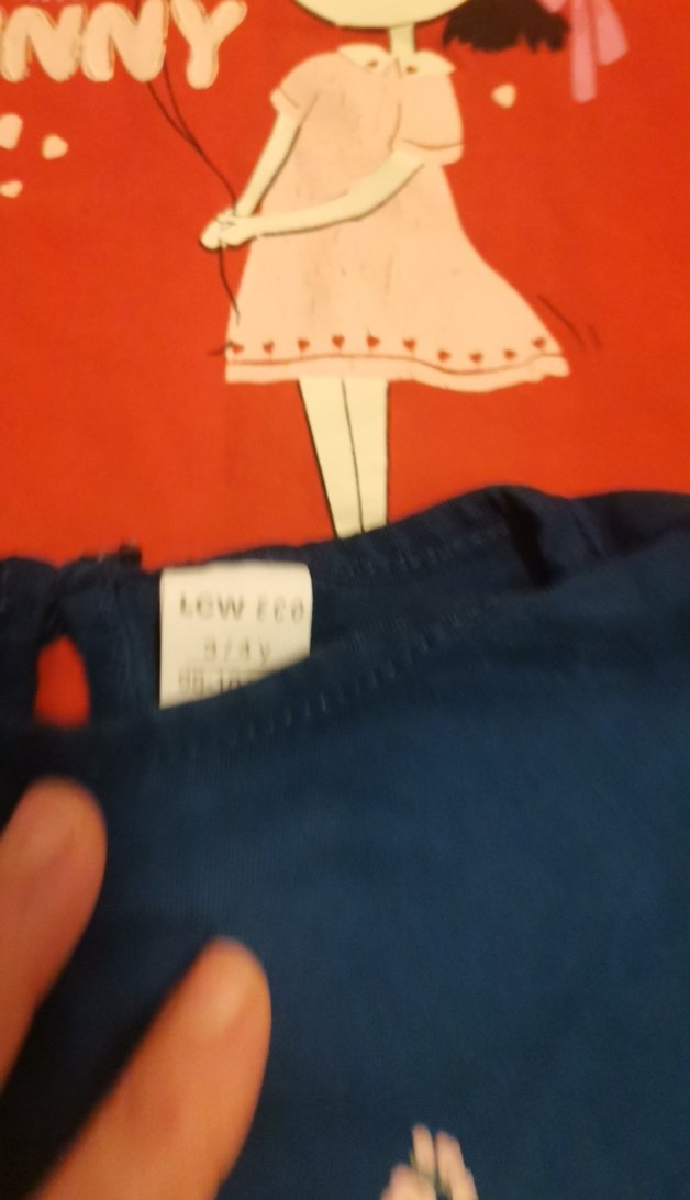 Kız Çocuk Çok Renkli Baskılı Kısa Kollu Tişört - Görsel 5