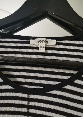 Uzun Kollu, V Yakalı Çizgili Kadın Bluz - Görsel 2